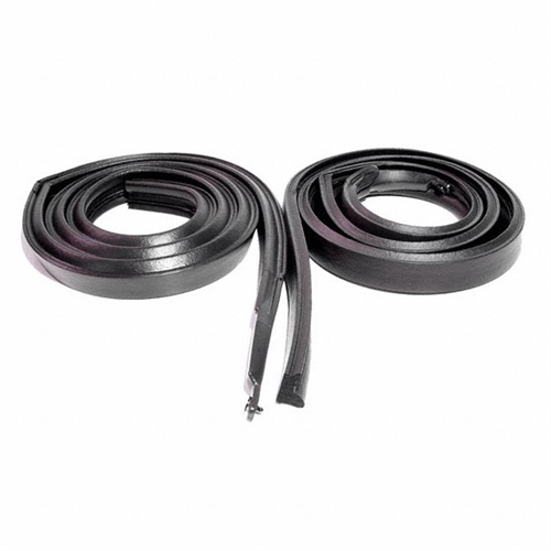 Molded Roof Rail Seals for 2-Door Hardtop. Pair. R&L. ROOF RAIL SEAL 66-67 GM X BODY 2 DR HT PAIR